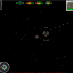 The player destroying a weakened Starbase