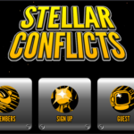 The iconic title screen from the original game